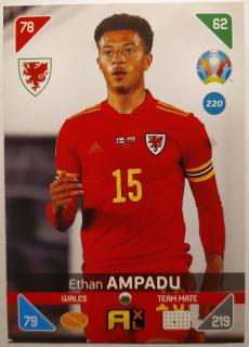 Panini UEFA Euro 2020 Adrenalyn XL Kick Off - Wales - Ethan Ampadu
