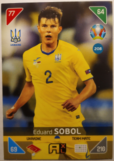 Panini UEFA Euro 2020 Adrenalyn XL Kick Off - Ukrajina - Eduard Sobol