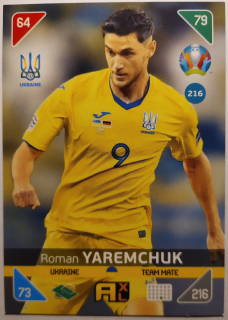 Panini UEFA Euro 2020 Adrenalyn XL Kick Off - Ukrajina - Roman Yaremchuk