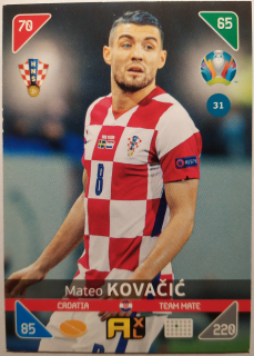 Panini UEFA Euro 2020 Adrenalyn XL Kick Off - Chorvatsko - Mateo Kovačić
