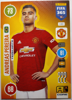 Panini Adrenalyn XL FIFA 365 21/22 - Andreas Pereira - Manchester United