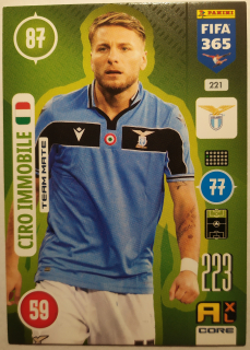 Panini Adrenalyn XL FIFA 365 21/22 - Ciro Immobile - Lazio Řím