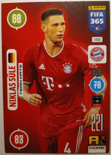 Panini Adrenalyn XL FIFA 365 21/22 - Niklas Süle - Bayern Mnichov