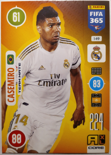 Panini Adrenalyn XL FIFA 365 21/22 - Casemiro - Real Madrid