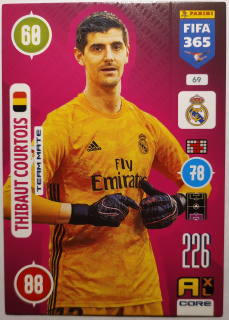 Panini Adrenalyn XL FIFA 365 21/22 - Thibaut Courtois - Real Madrid