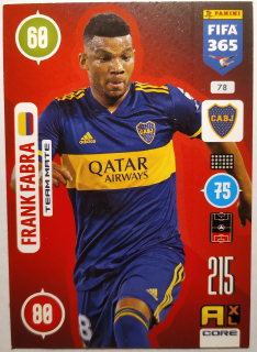 Panini Adrenalyn XL FIFA 365 21/22 - Frank Fabra - Boca Juniors