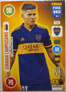 Panini Adrenalyn XL FIFA 365 21/22 - Jorman Campuzano - Boca Juniors