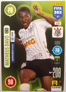 Panini Adrenalyn XL FIFA 365 21/22 - Matheus Davó - Corinthians
