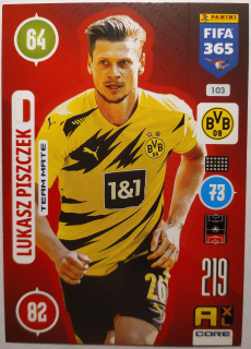 Panini Adrenalyn XL FIFA 365 21/22 - Lukasz Piszczek - Borussia Dortmund
