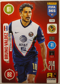 Panini Adrenalyn XL FIFA 365 21/22 - Bruno Valdez - Club America