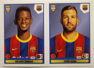 FIFA 365 2020/2021 - Samolepka č.109a/109b